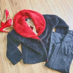 Vintage cotton & beyond, furry jacket